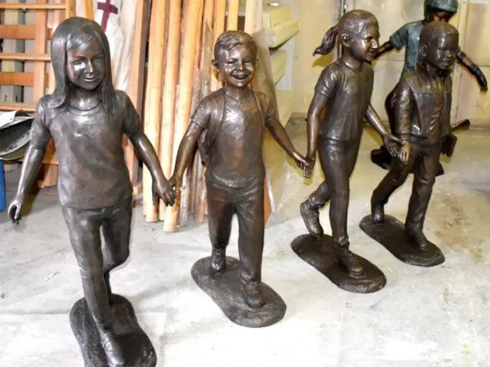 14 Bronze Sculptures Await Installation in Fort Morgan