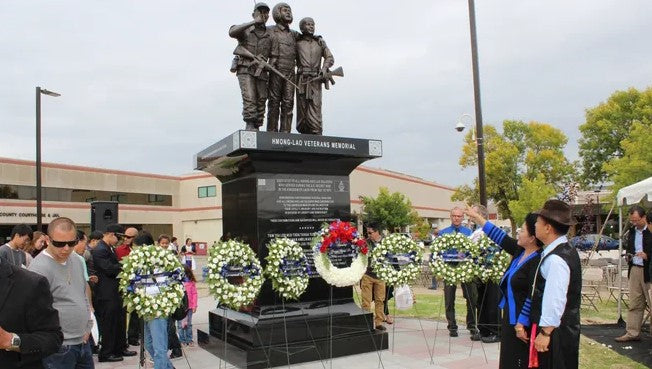 Hmong-Lao Veterans Memorial Unveiled