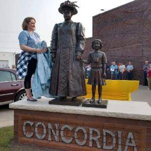 National Orphan Train Complex Unveils Three New Rider Statues at their 17th Annual Celebration