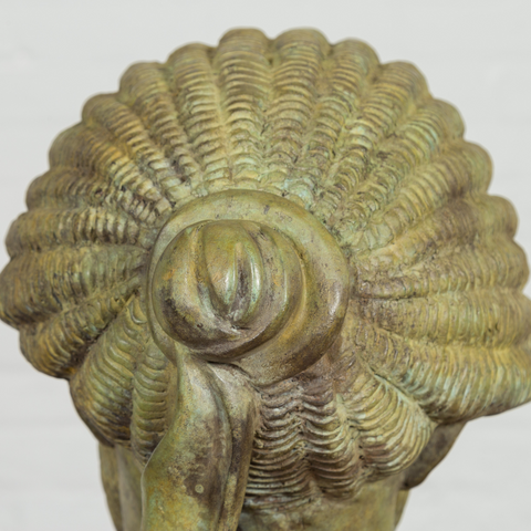 Greek God Hermes Head Bust