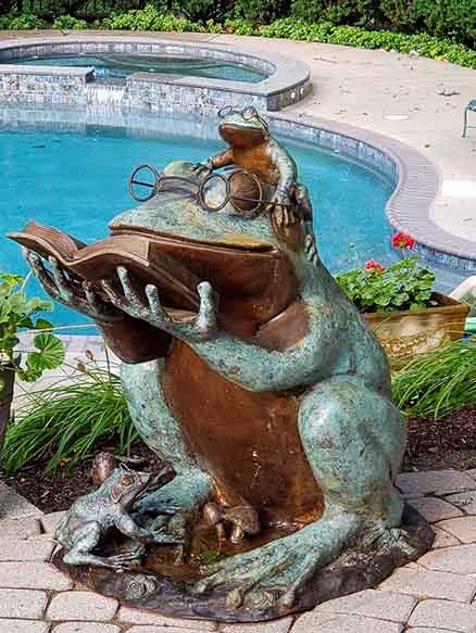 Life-size animal bronze garden statues  - Randolph Rose Collection