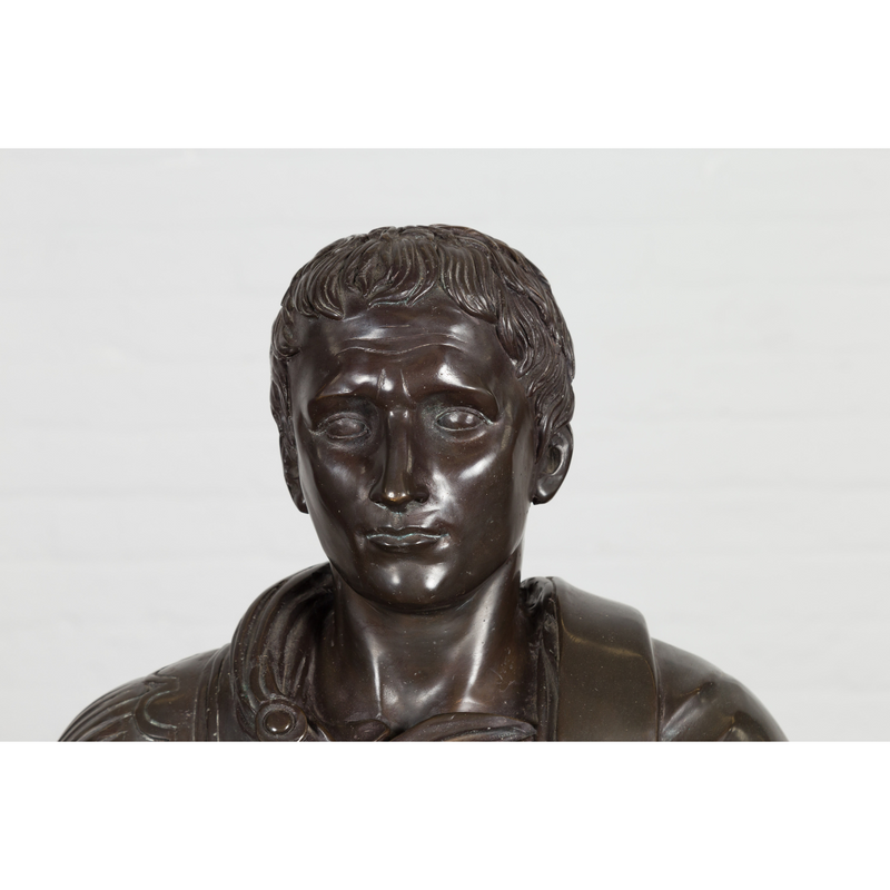 Roman Emperor Caesar Augustus Bust