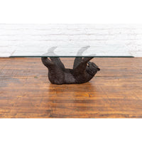 Bear on Back with Paws Up Table Base