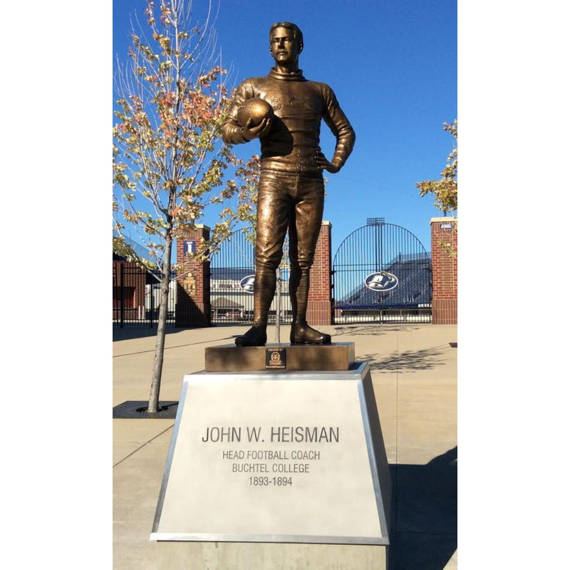 John Heisman Custom Sculpture-Custom Bronze Statues & Fountains for Sale-Randolph Rose Collection