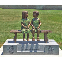 Companions Together on Bench