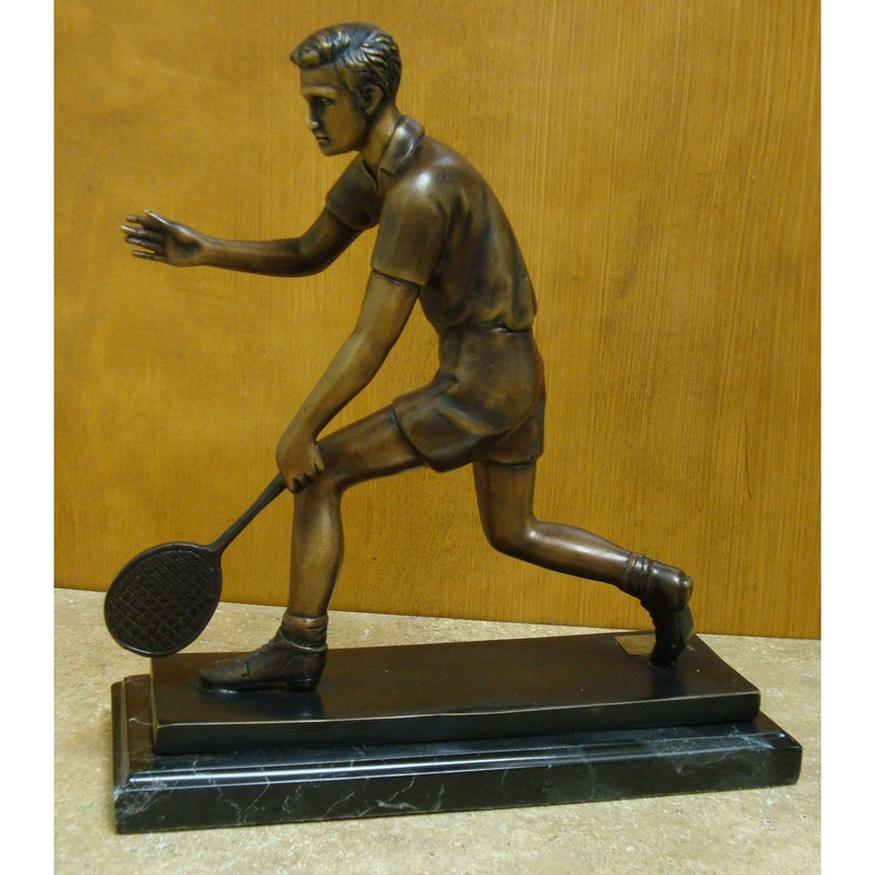 Bronze Tabletop Tennis Player