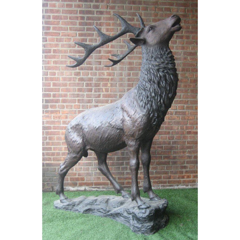 Bronze Statue of a Standing Elk
