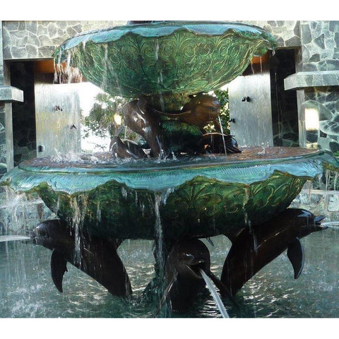 Four Tier Dolphin Fountain
