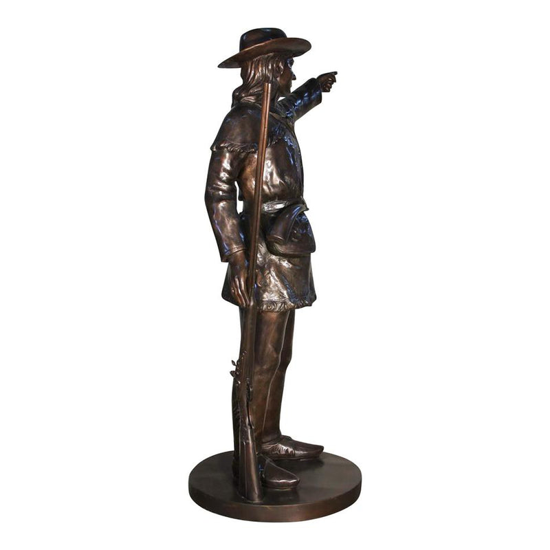 Davy Crockett Bronze Statue - Discovery Park of America