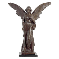 Angel Standing on Marble Base