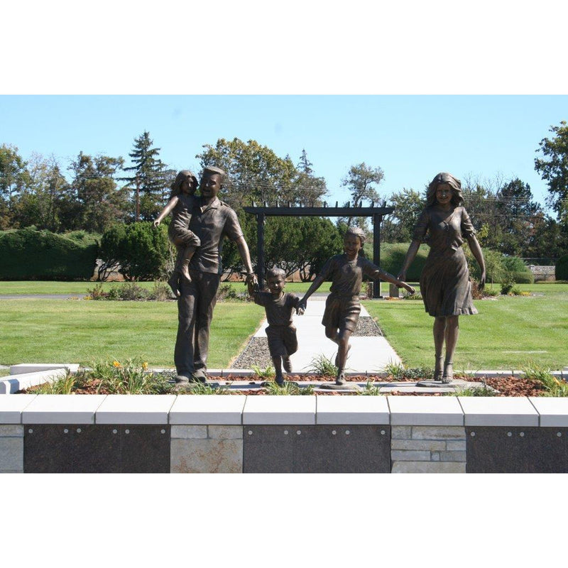 Custom Children and Family Bronze Sculptures 