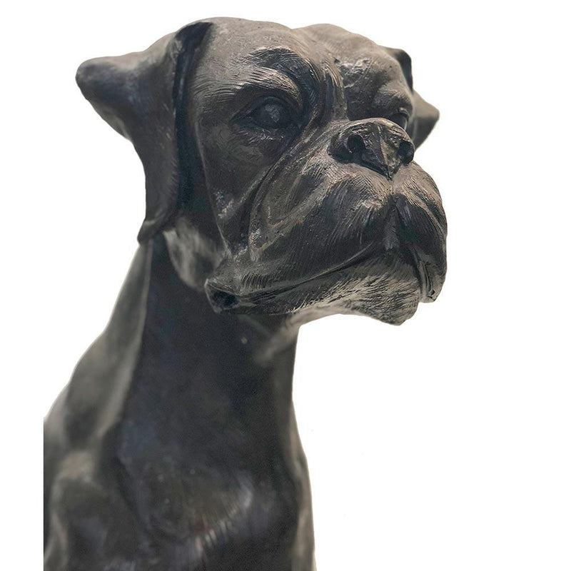 Bronze Boxer Dog Statue-Custom Bronze Statues & Fountains for Sale-Randolph Rose Collection