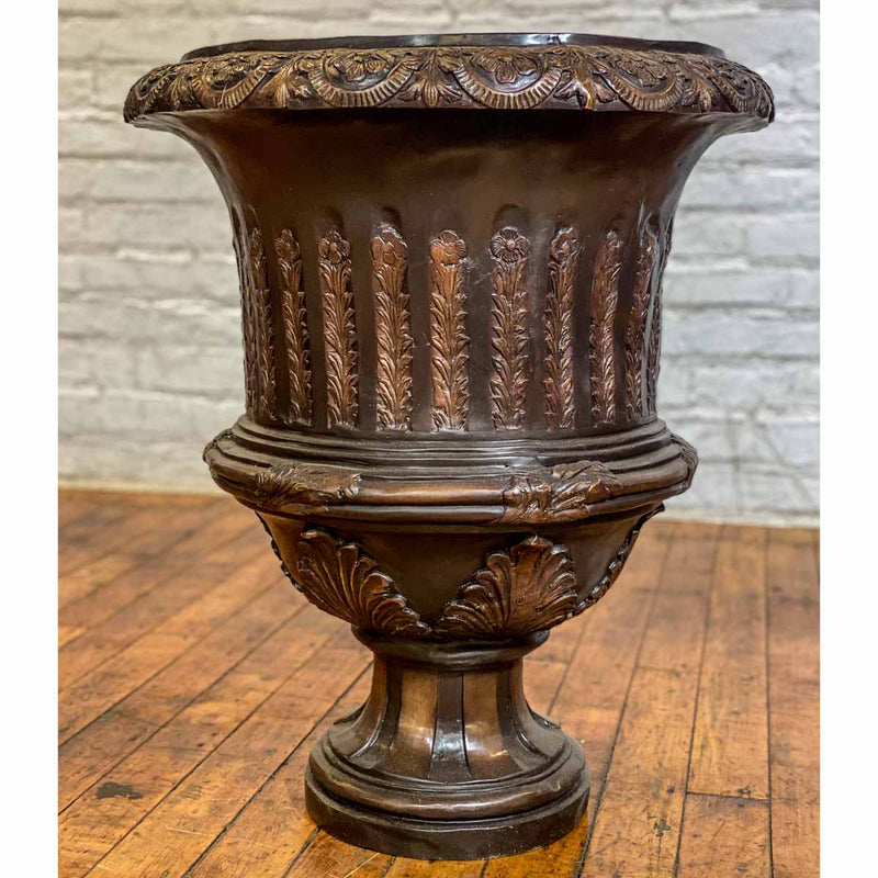 Leaf Urn-Custom Bronze Statues & Fountains for Sale-Randolph Rose Collection