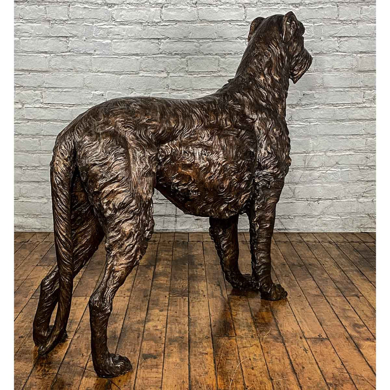 Irish Wolfhound Dog Statue-Custom Bronze Statues & Fountains for Sale-Randolph Rose Collection