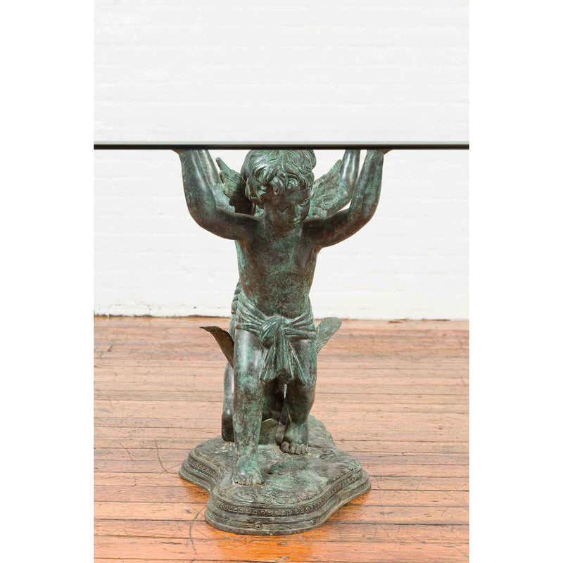 Cupids Table Base-Custom Bronze Statues & Fountains for Sale-Randolph Rose Collection
