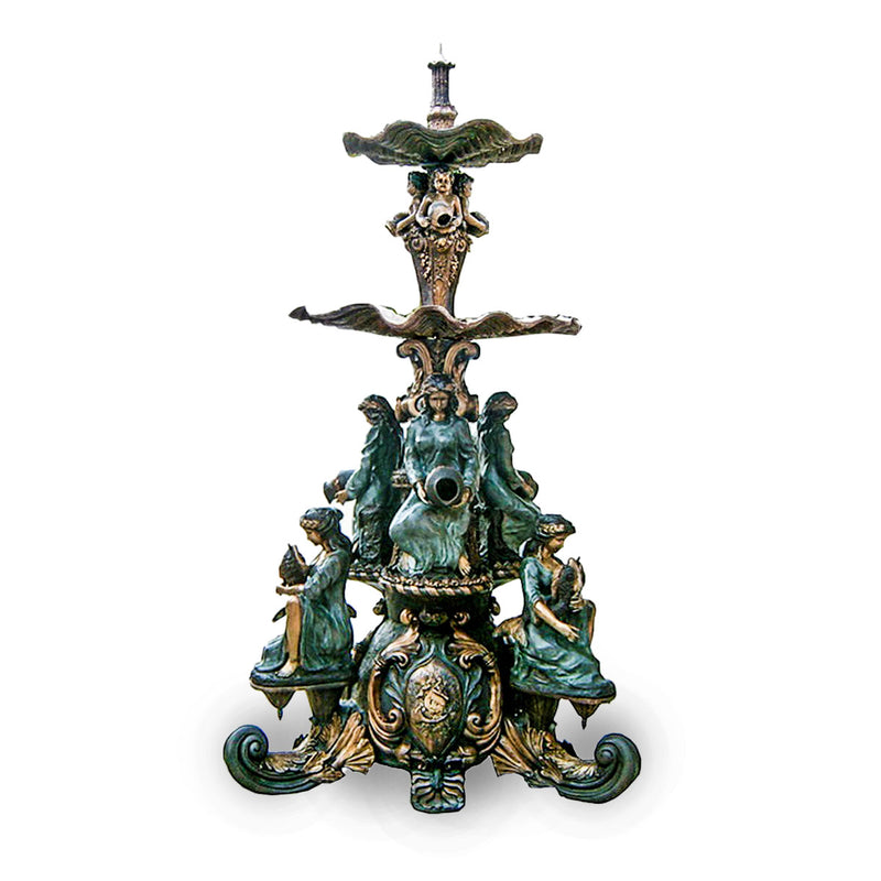 Cherubs and Maidens Bronze Fountain-Custom Bronze Statues & Fountains for Sale-Randolph Rose Collection