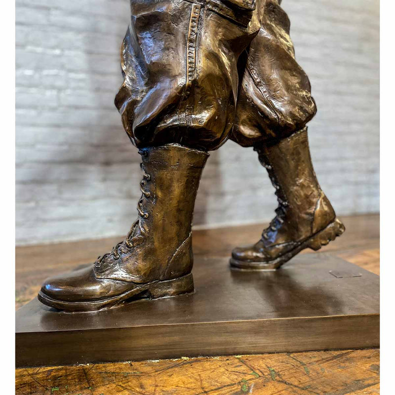 Desert Storm-Gulf War Soldier Bronze Statue-Custom Bronze Statues & Fountains for Sale-Randolph Rose Collection