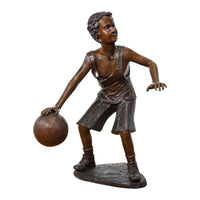 Bronze Basketball Statue