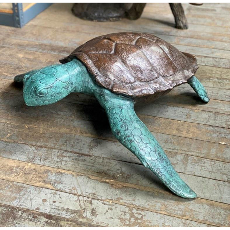 Bronze Sea Turtle-Custom Bronze Statues & Fountains for Sale-Randolph Rose Collection
