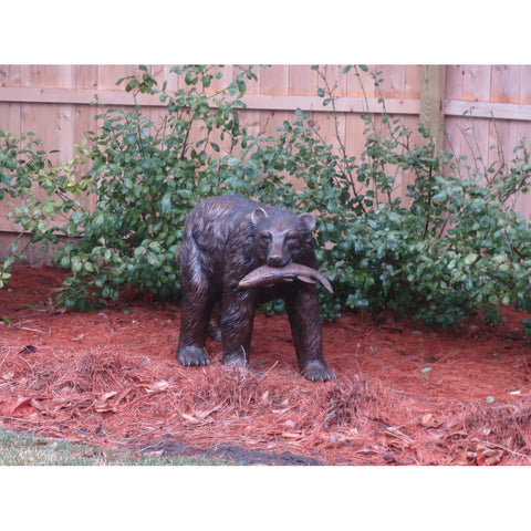 Life-size Bronze Bear Sculpture