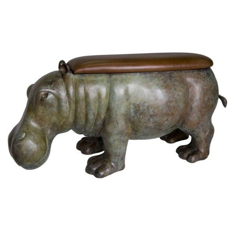 Bronze Hippopotamus Statues & Sculptures | Wildlife & Safari Art |  Zoo Animals