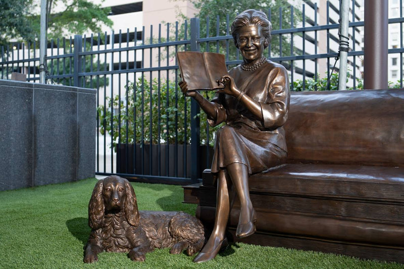 In the News: Barbara Bush Statue Unveiled