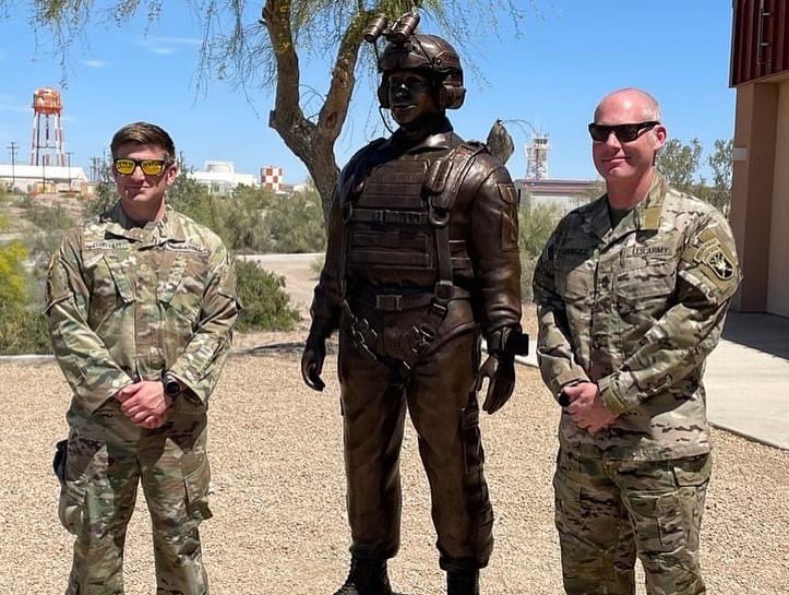 Bronze Soldier Statue in Acuma, Arizona Unveiled