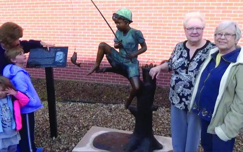 Randolph Rose Collection Bronze Fishing Statue
