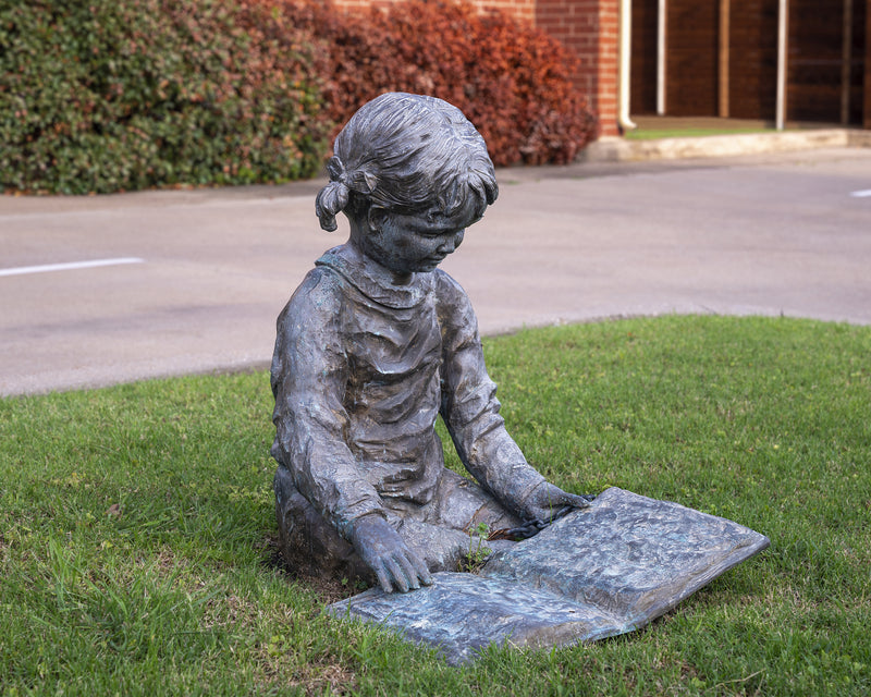 Library Receives Statue in Memory of Joyce Bonsell