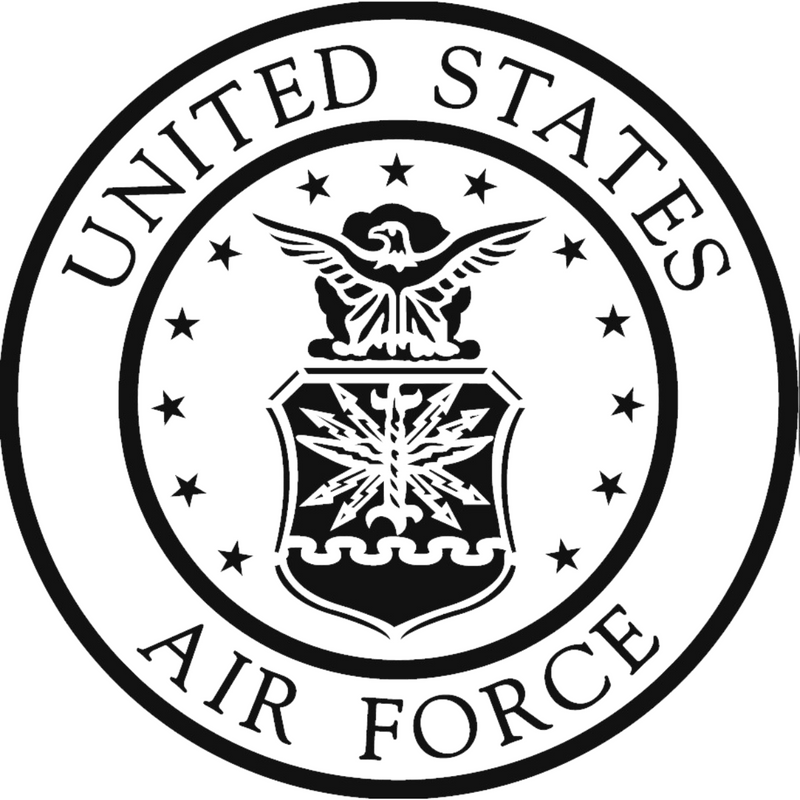 Bronze Military Plaque of the United States Air Force Seal