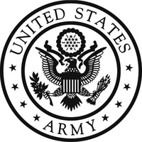 Bronze Military Plaque of the United States Army Seal