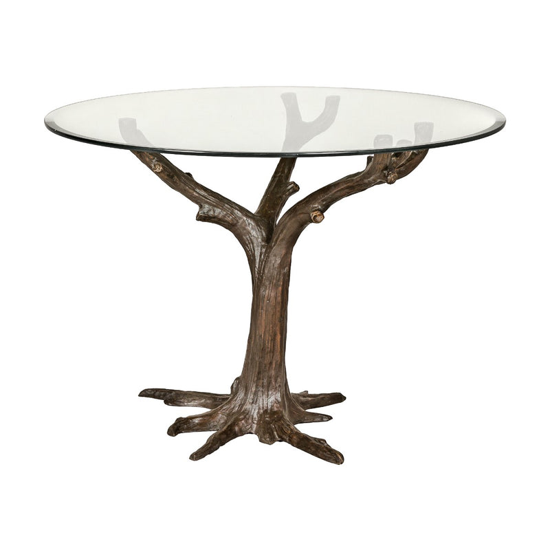 Bronze Tree Table Brown Patina