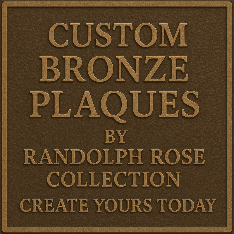 Custom 10" x 10" Bronze Plaque
