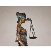 Bronze Lady Justice Statue