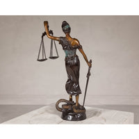Bronze Lady Justice Statue