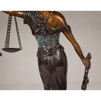 Bronze Lady Justice Statue