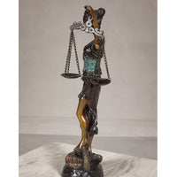 Bronze Lady Justice Statue