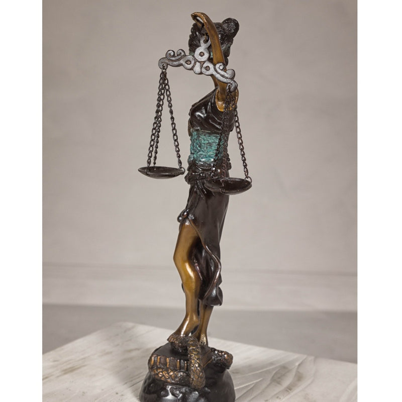 Bronze Lady Justice Statue