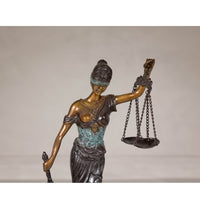 Bronze Lady Justice Statue