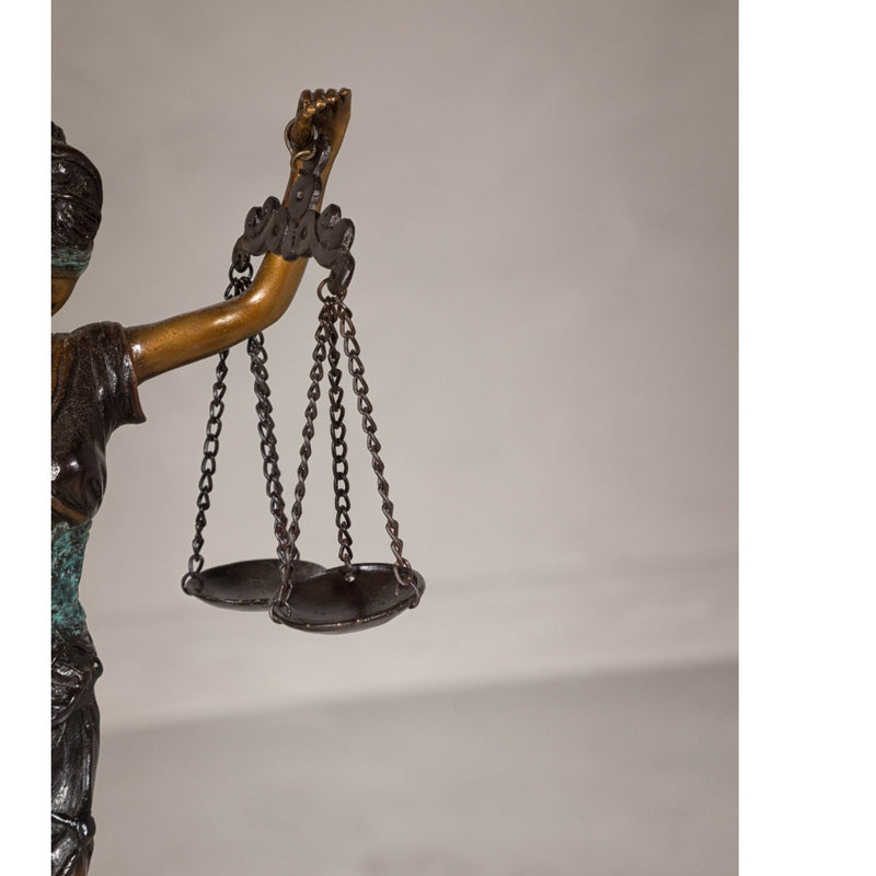 Bronze Lady Justice Statue