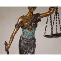 Bronze Lady Justice Statue
