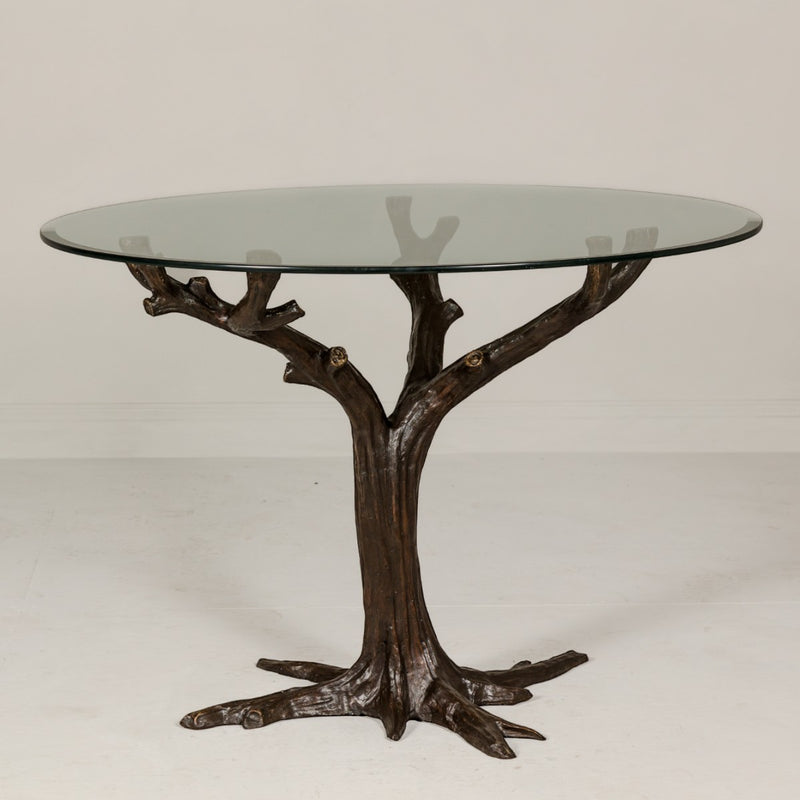 Bronze Tree Table Brown Patina