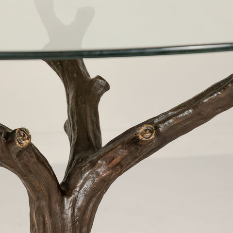 Bronze Tree Table Brown Patina