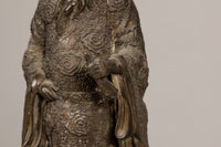 Bronze Tabletop Statue of a Scholar on a Turtle