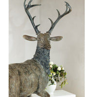 Large Bronze Stag Statue