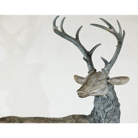 Large Bronze Stag Statue
