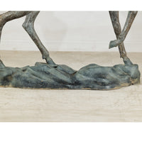 Large Bronze Stag Statue
