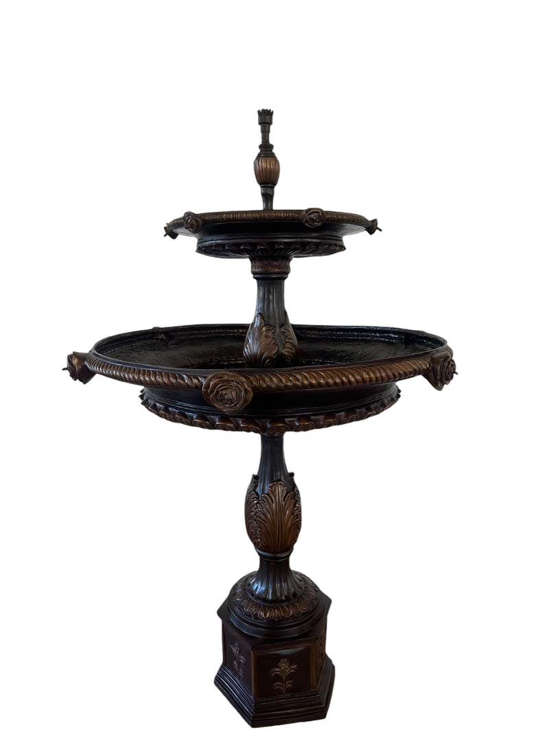 Two-Tiered Rose Tray Fountain