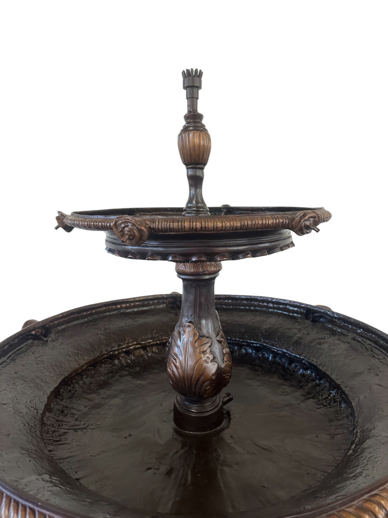 Two-Tiered Rose Tray Fountain