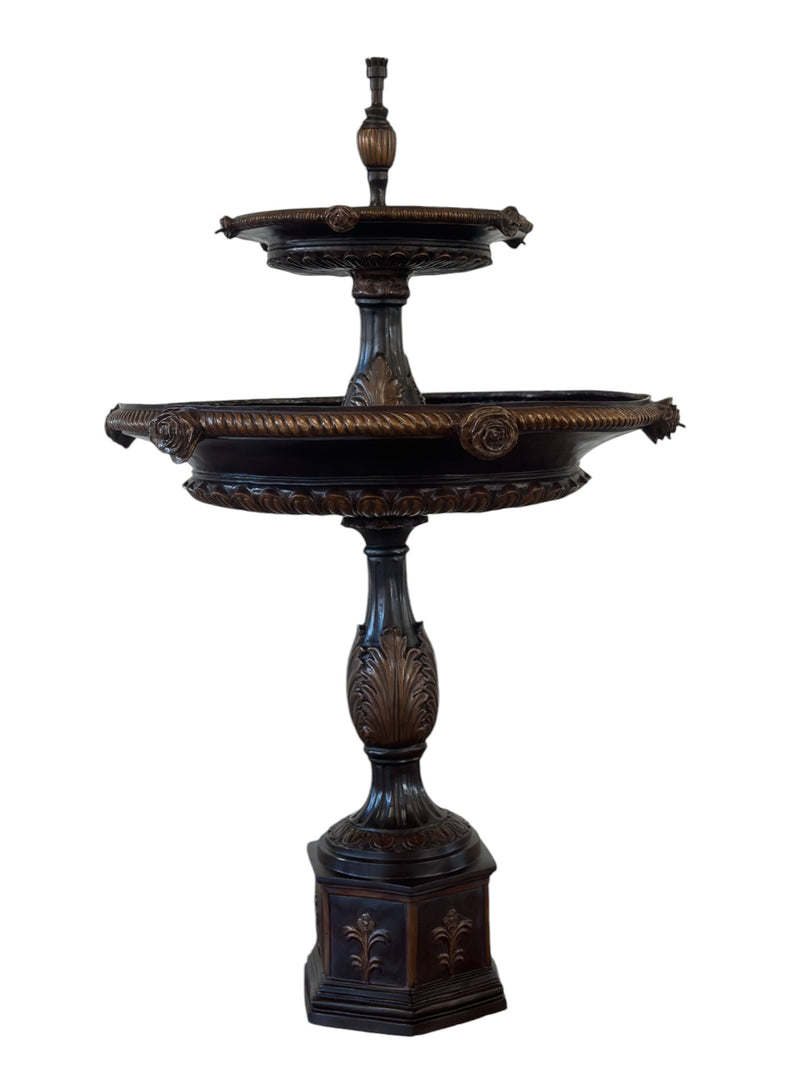 Two-Tiered Rose Tray Fountain